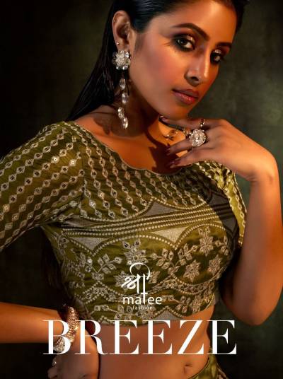 Breeze By Shreematee Designer Partywear Lehenga Choli collection